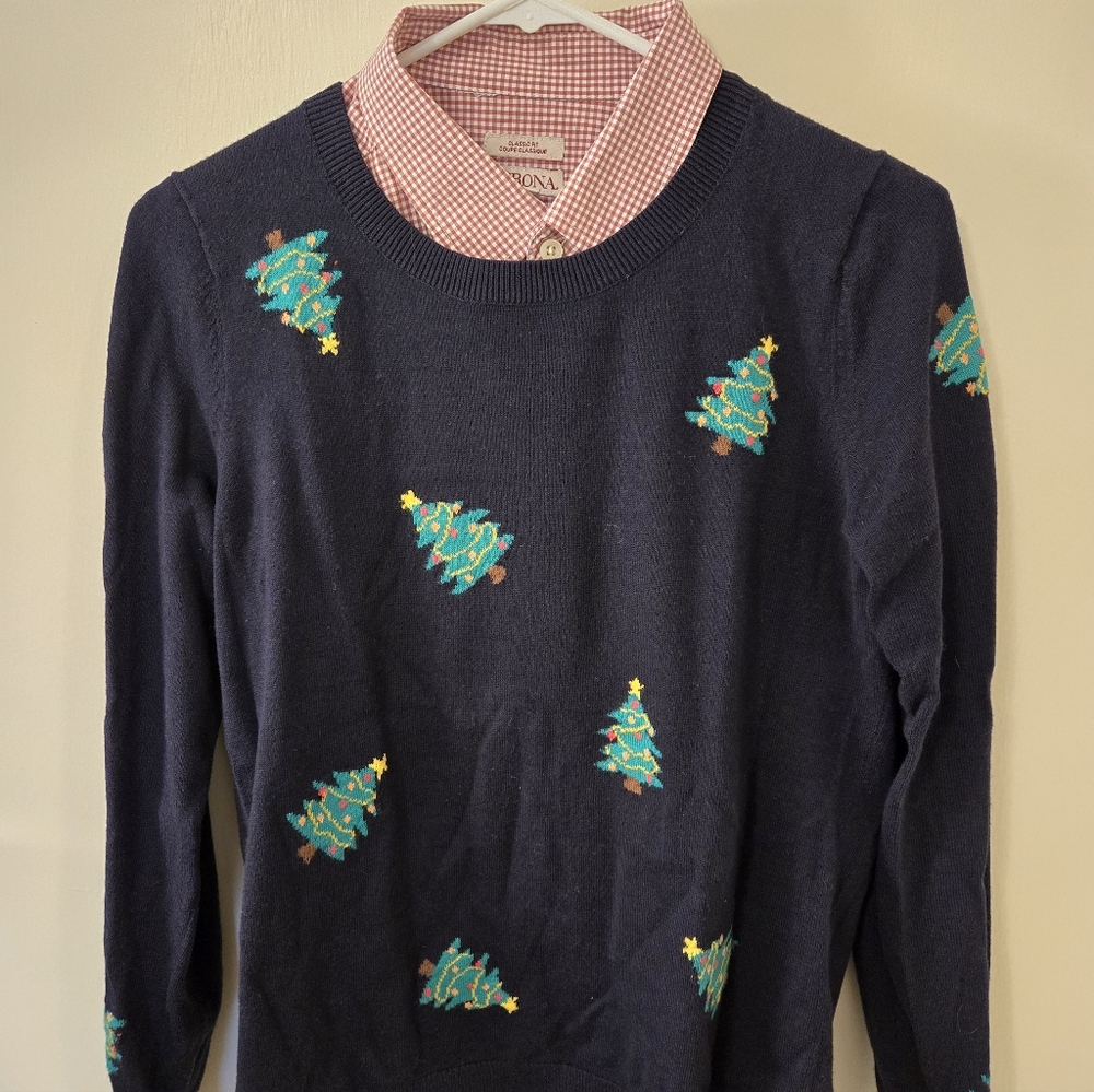 Talbots Christmas Tree Sweater, Small